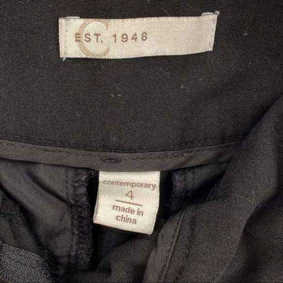 Charming Charlie Black Contemporary Pants Career Wear Dress Pants Size 4 - Picture 5 of 6